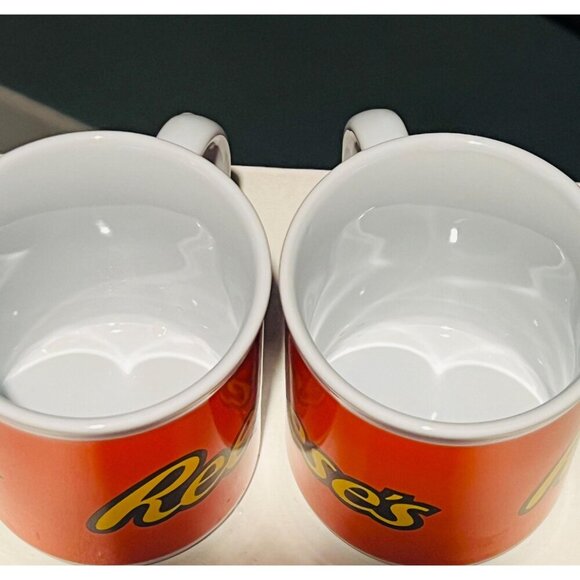 Vintage Galerie Reese’s Mugs – Set of 2 | Peanut Butter Cup Coffee Cups | 90s - Picture 7 of 8